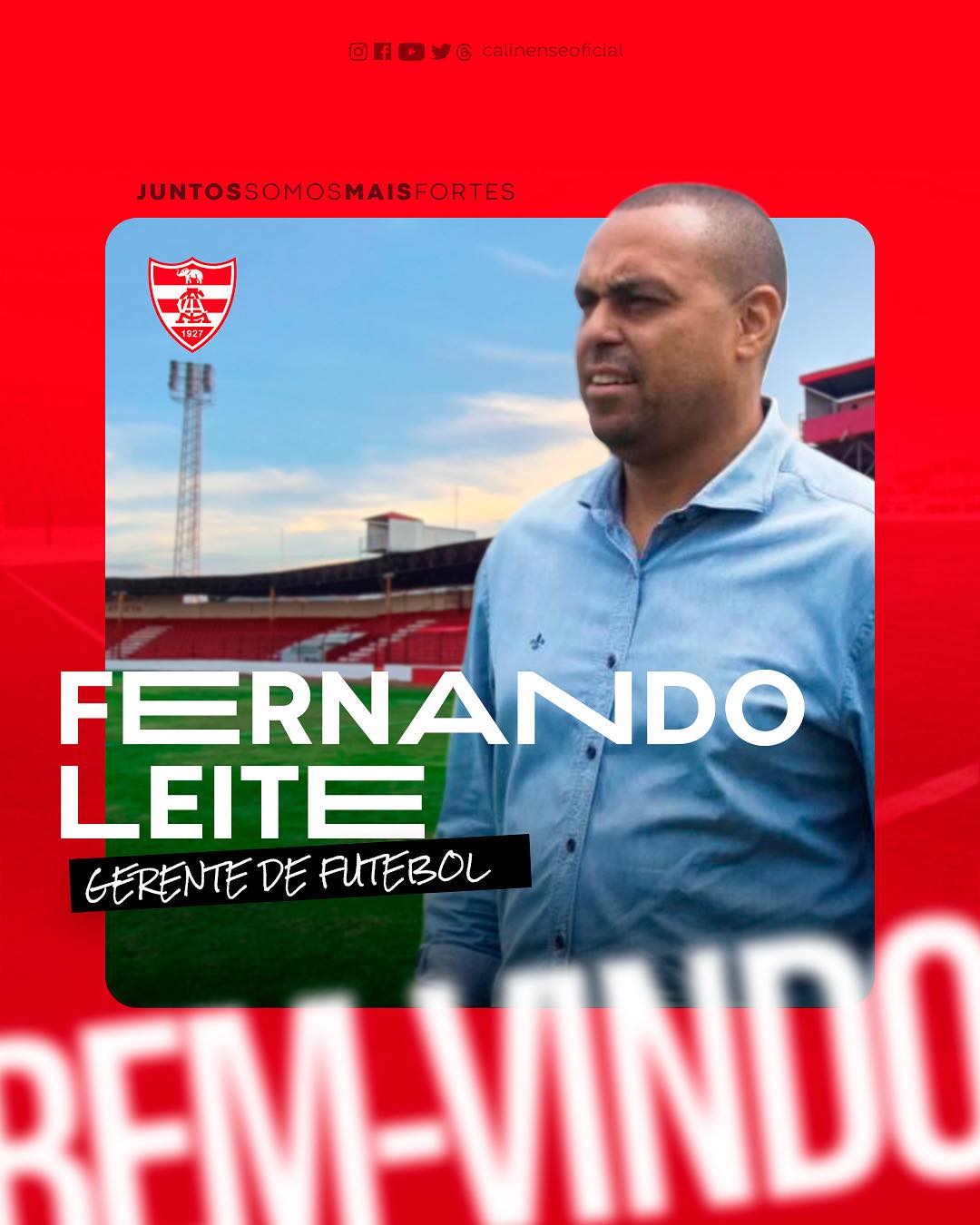 Linense apresenta o gerente de futebol Fernando Leite