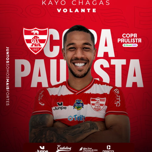 O Linense confirma a contratação do volante Kayo Chagas.
