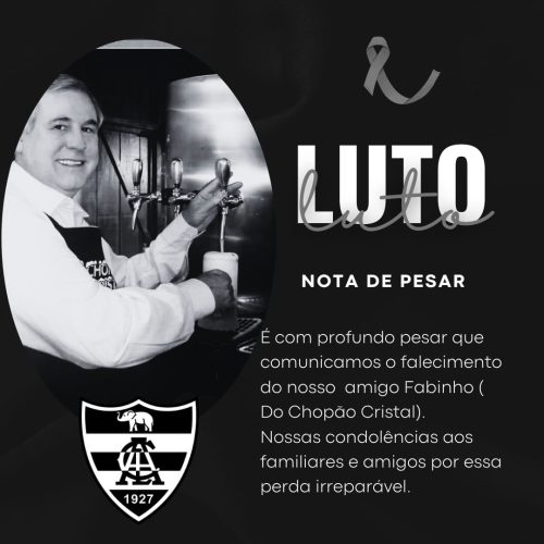 É com imenso pesar que comunicamos o falecimento de Fabio Trevisi. 