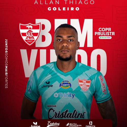 Linense acerta a contratação do goleiro Allan Thiago.