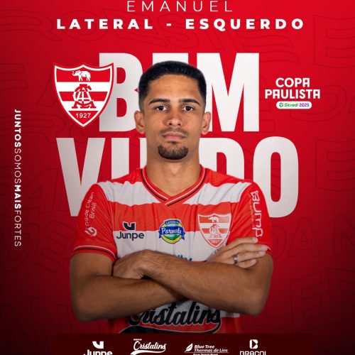 O Clube Atlético Linense anuncia a contratação do lateral-esquerdo Emanuel