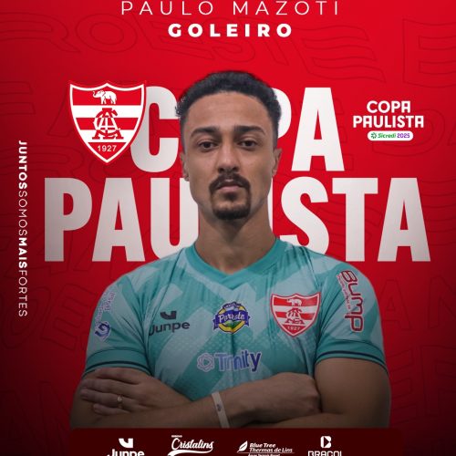 Linense acerta com o goleiro Paulo Mazoti