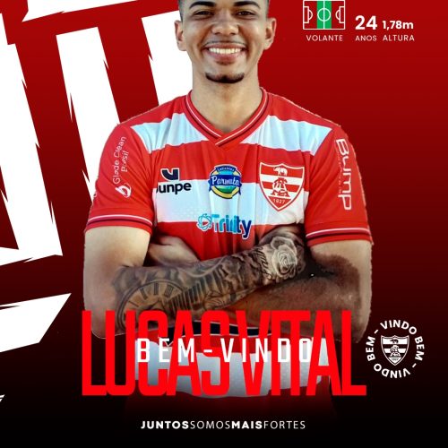 Volante Lucas Vital, fecha com o Linense!