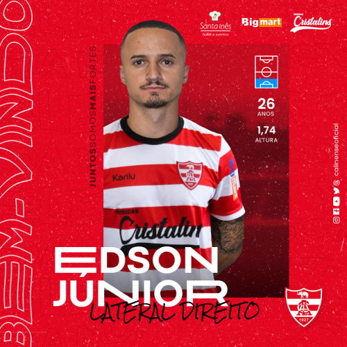 Seja bem-vindo, Edson!