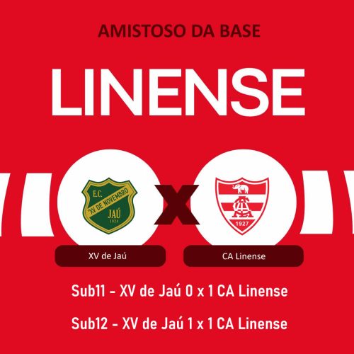 Base: Linense movimenta as categorias Sub-11 e Sub-12.